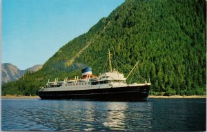 SS 'Prince George' Ship Ocean Falls BC Canadian National Steamships Postcard H48