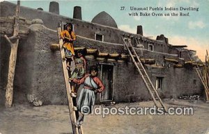 Unusual Pueblo Indian Dweling Unused 