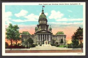 State Capitol Springfield IL Postcard 5816
