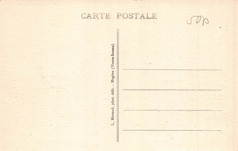France Megeve a Saint Gervais Mont Blanc Mountain vintage postcard