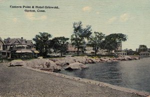 Postcard Eastern Point & Hotel Griswold Groton CT