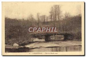 Old Postcard Landivisiau Bief Du Moulin Neuf