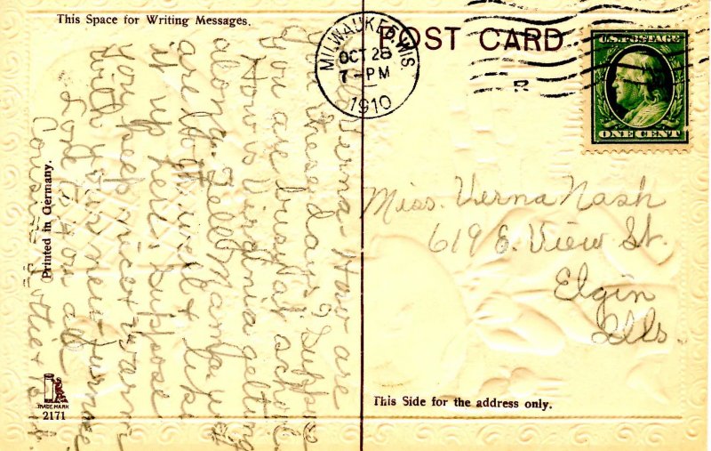 Greeting - Halloween. 