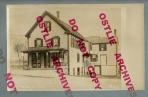 Rock MASSACHUSETTS RPPC c1910 GENERAL STORE Rocks Village? GHOST TOWN? Haverhill