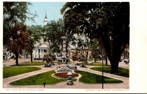 Massachusetts Springfield Court Square Detroit Publishing