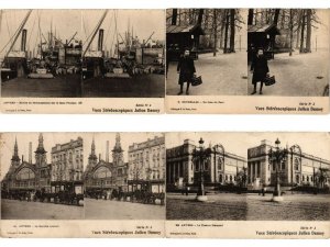 BELGIUM 33 Vintage STEREO Postcards Pre-1940 (L5562)