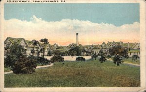 Belleview Hotel Near Clearwater FL Belmont Auction Promo on Back Postcard