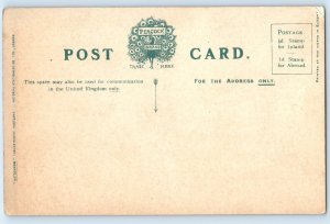 Postcard RMS Campania Steamer Boat Autochrom c1910 Antique Unposted