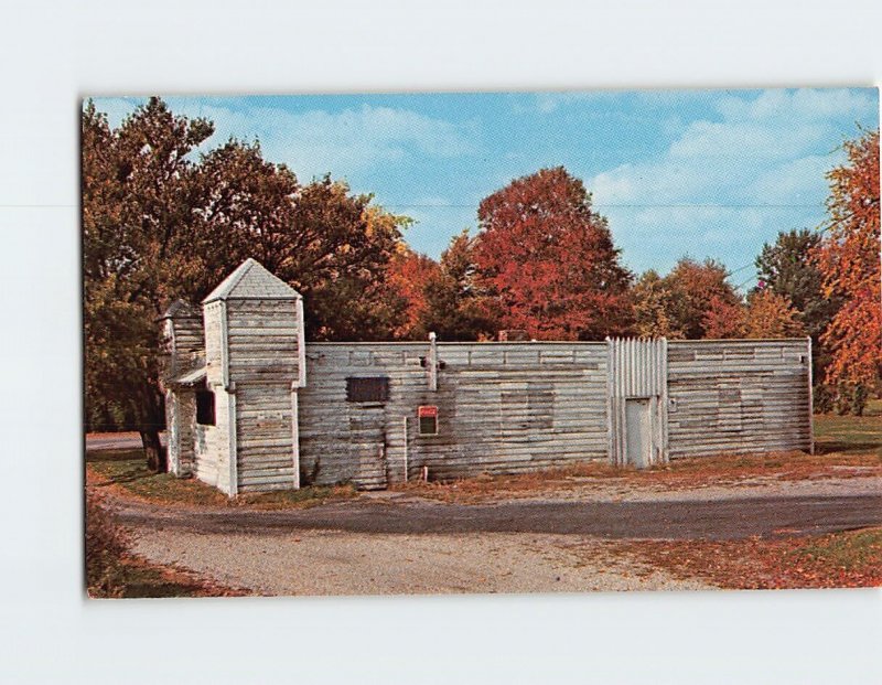Postcard Fort Harrison Deming Park Terre Haute Indiana USA