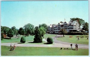 NORTHFIELD, Massachusetts MA ~ NORTHFIELD INN & Swimming Pool ~ Golf  Postcard