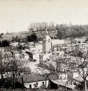 Bordeaux France General View Of Lormont City 1910s WW1 Era Postcard PCBG12A