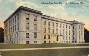 Columbus ohio 1918 Postcard Library Ohio State University