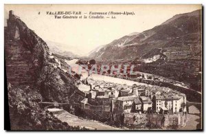 Old Postcard Vallee Du Var Entrevaux Vue Generale And The Citadel