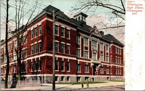 Postcard Wilmington High School in Wilmington, Delaware