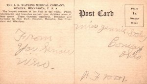 Vintage Postcard The J. R. Watkins Medical Company Winona Minnesota U. S. A. MN