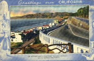 Bathing Beach Santa Monica CA 1940