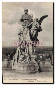 Postcard Old Angouleme Carnot Monument