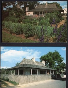 (2) Missouri SAINTE GENEVIEVE The Bolduc House - Chrome