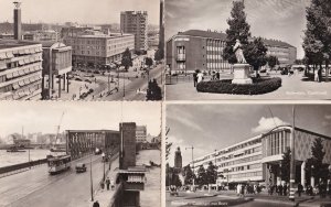 Rotterdam Coolsingel 4x Real Photo Postcard s