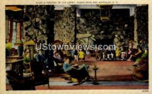 A Portion of the Lobby, Grove Park Inn in Asheville, North Carolina