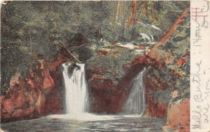 J4/ Hot Springs Virginia Postcard c1910 Lower Cascade Waterfall  45