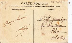 BF16255 roanne la loire et le pont vue prise du quai de  france front/back image