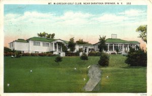 PC GOLF, NY, MCGREGOR GOLF CLUB SARATOGA SPRINGS, Vintage Postcard (b45757)