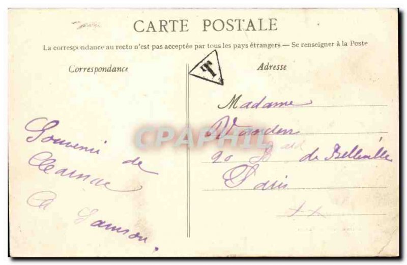 Old Postcard Dolmen Menhir Carnac Dolmen mane Kerioned