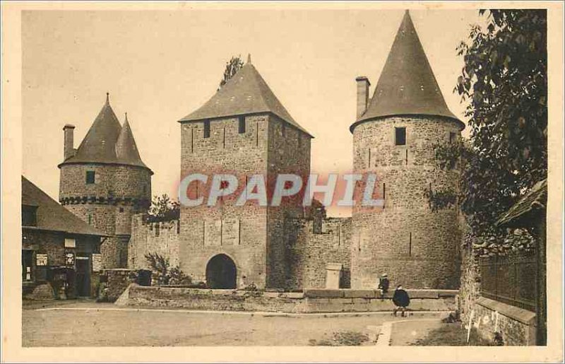 Old Postcard Fougeres (Ille et Vilaine) La Douce France Entree du Chateau in ...