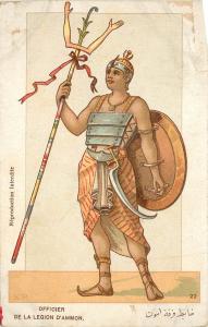 Vintage Postcard Ammon Army Officer Character from 'Aida' # 22 Opera Costume