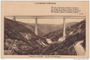 L'AUVERGNE POETIQUE, Viaduc des Fades, Le ples haut d'Europe, France, 10-20s