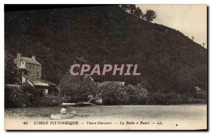 Postcard Old Thury Harcourt La Roche Bunel