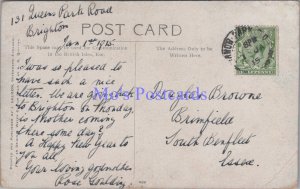 Genealogy Postcard - Browne, Brimfield, South Benfleet, Essex  GL1982