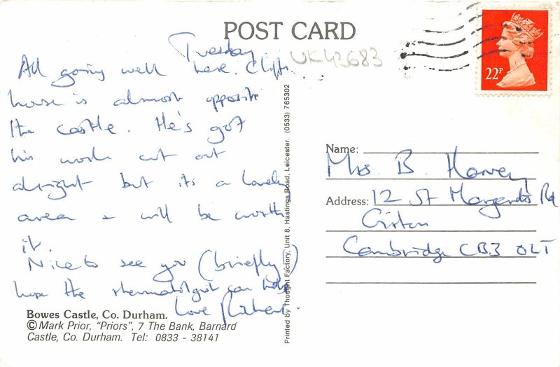 uk43683 bower castle durham uk