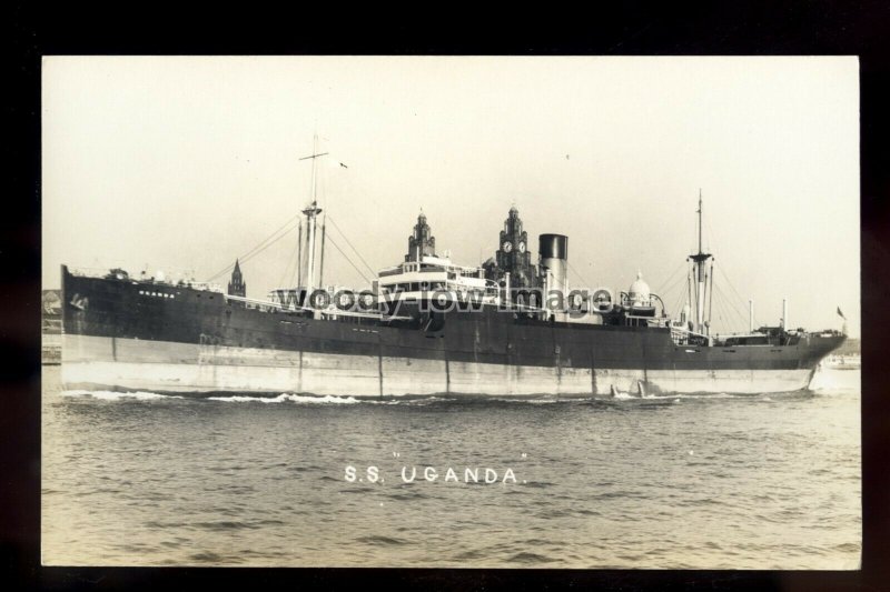 bf1223 - Maclay & MacIntyre Cargo Ship - Uganda , built 1927 - postcard Feilden