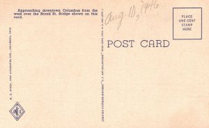 Vintage Postcard 1920's Municipal Buildings and A.I.U. Citadel Columbus Ohio