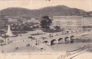 France Nice Le Jardin Public pris de la Jetee-Promenade 1905