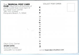 Postcard - Greetings From Tropical Post Card Club - Pompano Beach, Florida