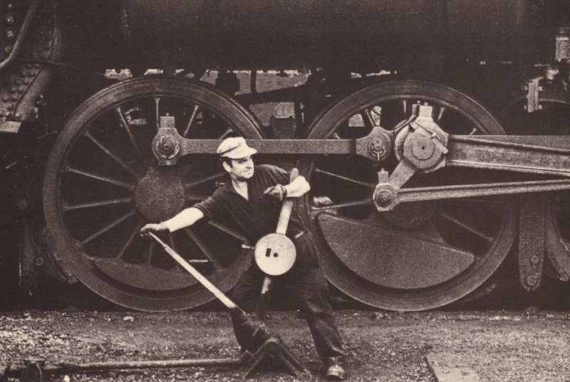 Railway Lineman All Trains To Stop Book Photo Postcard