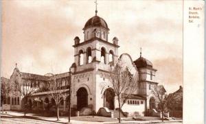 BERKELEY, CA California  ST MARK'S CHURCH   c1910s  Postcard