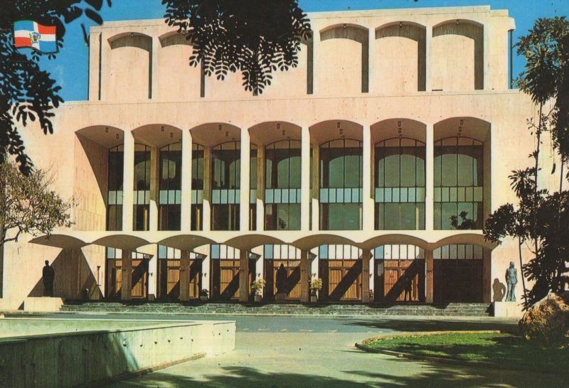 Santo Domingo National Theatre Dominican Republic Postcard