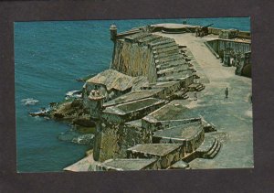 PR  Ft Fort Castillo San Felipe del Morro San Juan Puerto Rico Postcard