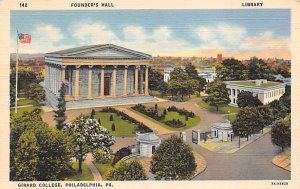 Founder's Hall, Library, Girard College Philadelphia, Pennsylvania PA s 