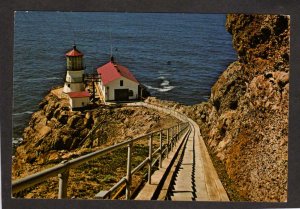 CA Point Reyes Light House Lighthouse Park Gulf of Farallone California Postcard