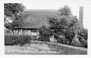 ALFRISTON SUSSEX ENGLAND-THE OLD CLERGY HOUSE-REAL PHOTO POSTCARD