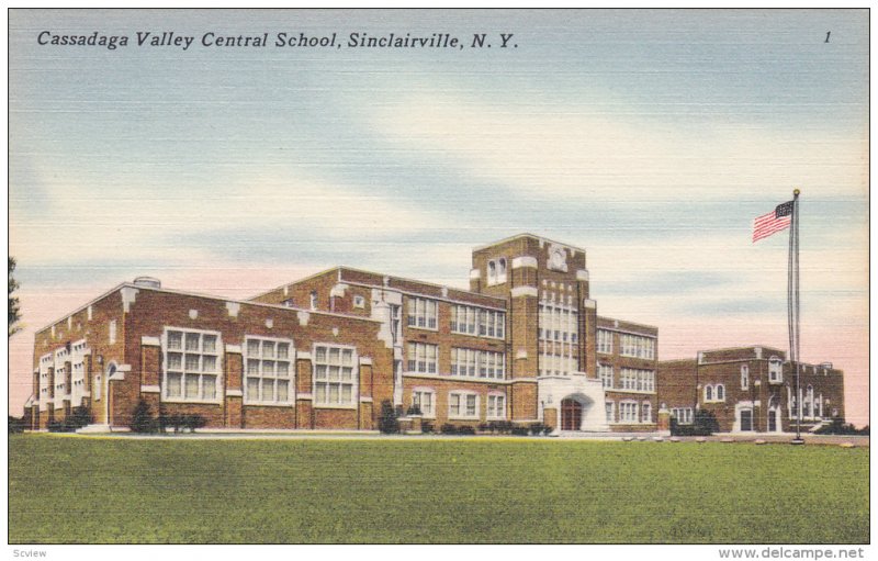 Cassadaga Valley Central School, Sinclairville, New York, 30-40s