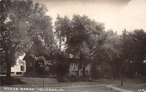 Horse Barns real photo Ames, Iowa  