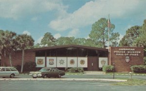 Car Park At American Hall Of Fame Police Station Florida Postcard