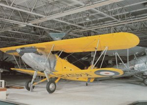 Hawker Hart Trainer K4972 Museum Exhibit WW1 Plane Postcard