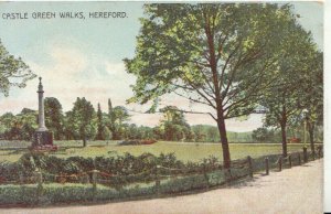 Herefordshire Postcard - Castle Green Walks, Hereford - Ref TZ3248